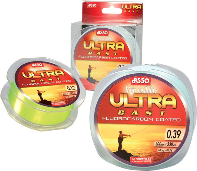 Asso Ultra Cast mt. 300 mm. 0.39 kg 18.5 Verde Fluo